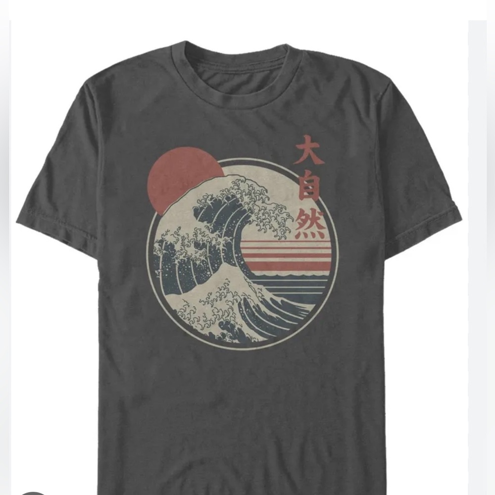 NWOT Lost Gods Collective Great Wave Men’s Tee Size Med